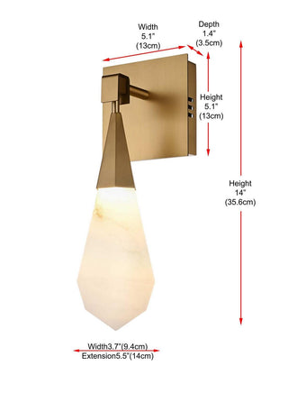 Amora LED Wall Sconce in Satin Gold