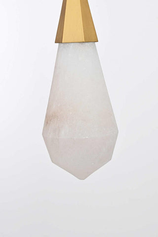 Amora LED Pendant in Satin Gold