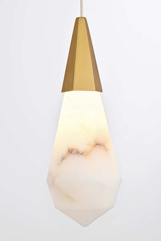 Amora LED Pendant in Satin Gold