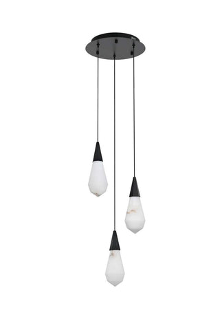 Amora LED Pendant in Black