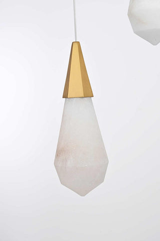 Amora LED Pendant in Satin Gold