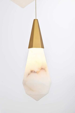 Amora LED Pendant in Satin Gold