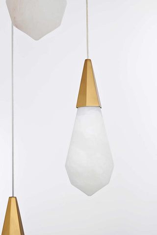 Amora LED Pendant in Satin Gold