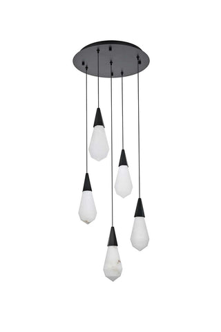 Amora LED Pendant in Black
