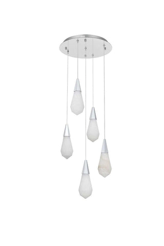 Amora LED Pendant in Chrome