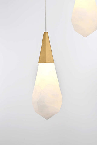 Amora LED Pendant in Satin Gold