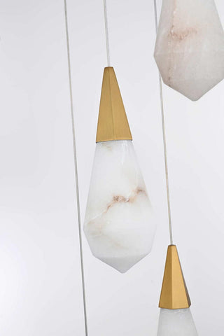 Amora LED Pendant in Satin Gold
