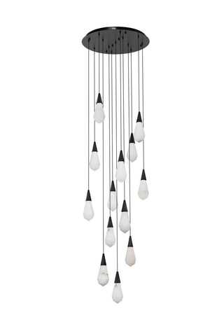 Amora LED Pendant in Black