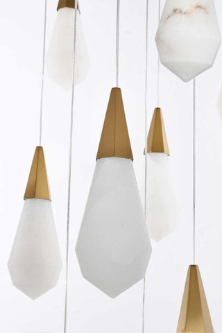 Amora LED Pendant in Satin Gold