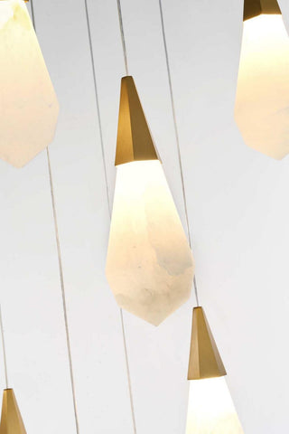 Amora LED Pendant in Satin Gold