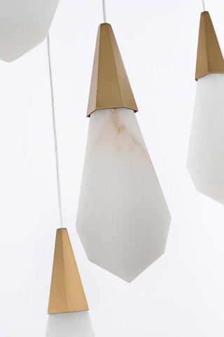 Amora LED Pendant in Satin Gold