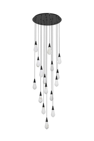 Amora LED Pendant in Black