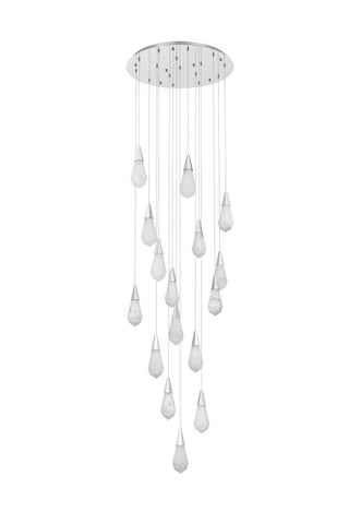 Amora LED Pendant in Chrome