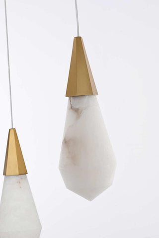 Amora LED Pendant in Satin Gold