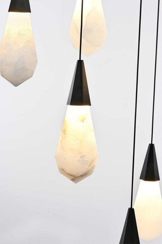 Amora LED Chandelier in Black