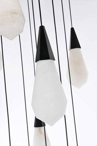 Amora LED Chandelier in Black