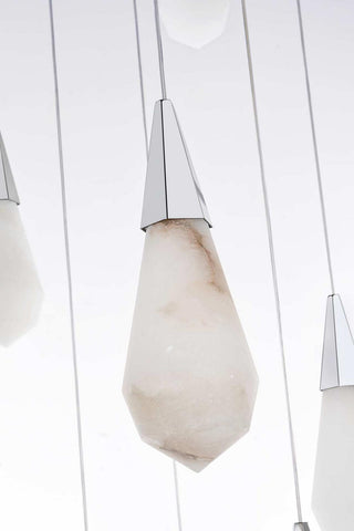 Amora LED Chandelier in Chrome