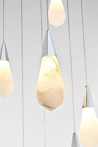 Amora LED Chandelier in Chrome