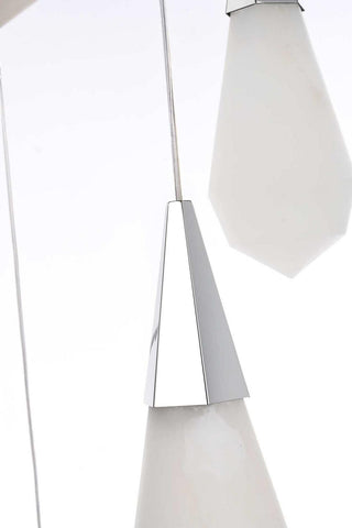Amora LED Chandelier in Chrome