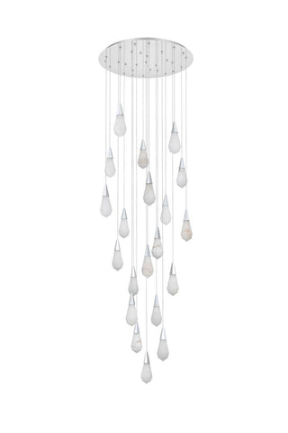 Amora LED Chandelier in Chrome