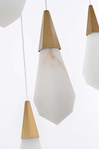 Amora LED Chandelier in Satin Gold