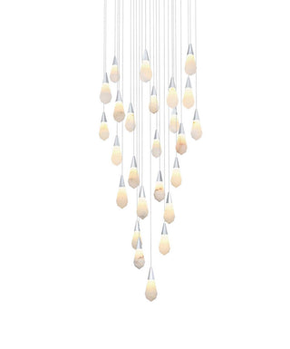 Amora LED Chandelier in Chrome