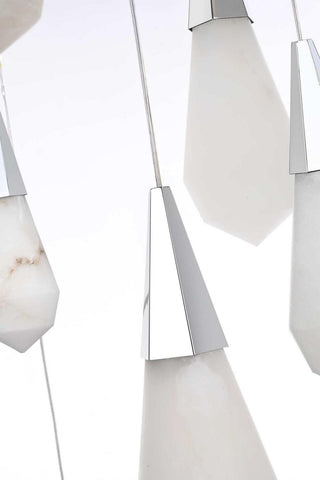 Amora LED Chandelier in Chrome