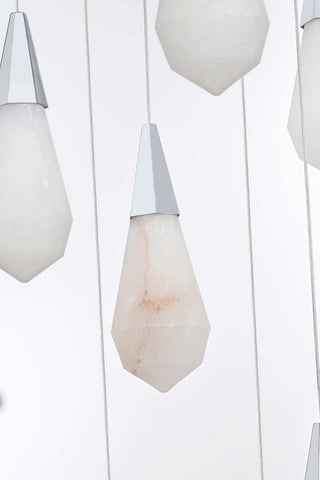 Amora LED Chandelier in Chrome