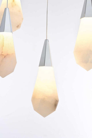Amora LED Chandelier in Chrome
