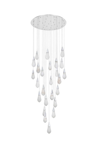 Amora LED Chandelier in Chrome