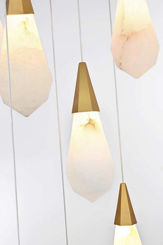Amora LED Chandelier in Satin Gold