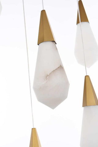Amora LED Chandelier in Satin Gold