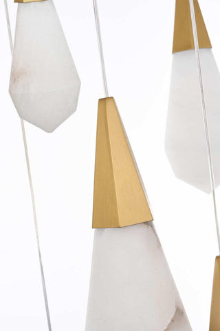 Amora LED Chandelier in Satin Gold