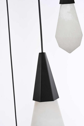 Amora LED Chandelier in Black