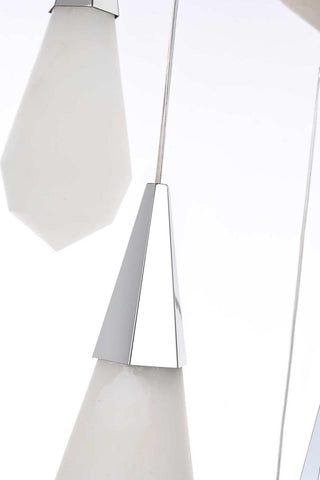 Amora LED Chandelier in Chrome