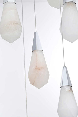 Amora LED Chandelier in Chrome