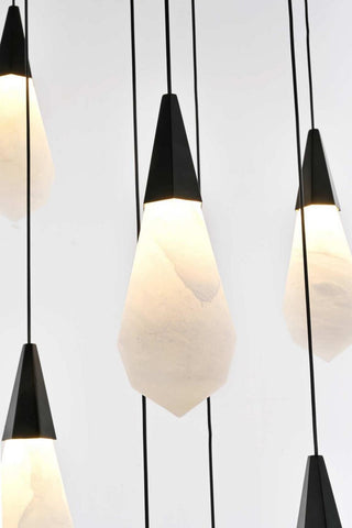 Amora LED Chandelier in Black
