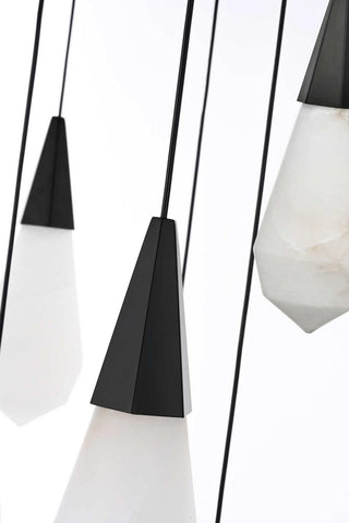 Amora LED Chandelier in Black