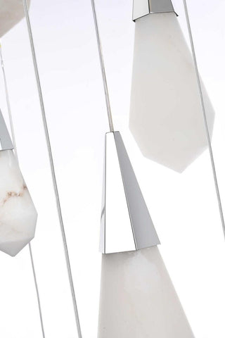 Amora LED Chandelier in Chrome