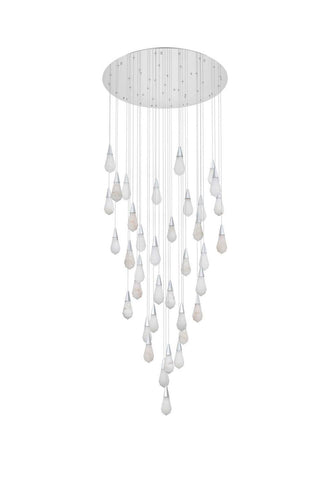 Amora LED Chandelier in Chrome