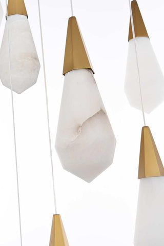 Amora LED Chandelier in Satin Gold