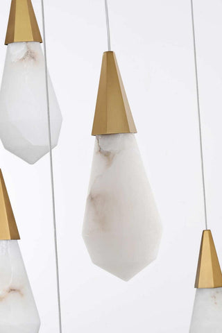 Amora LED Chandelier in Satin Gold