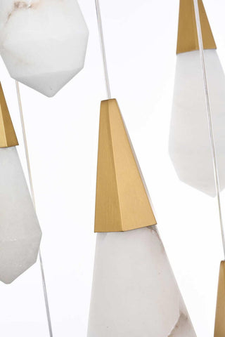 Amora LED Chandelier in Satin Gold