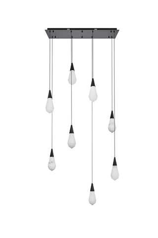 Amora LED Pendant in Black