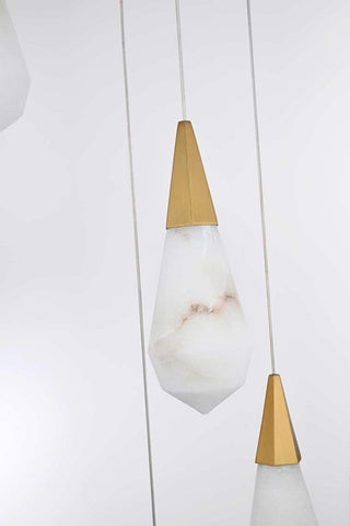 Amora LED Pendant in Satin Gold