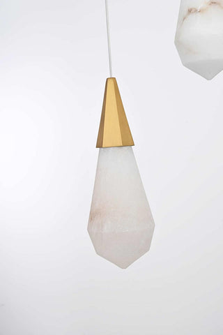 Amora LED Pendant in Satin Gold