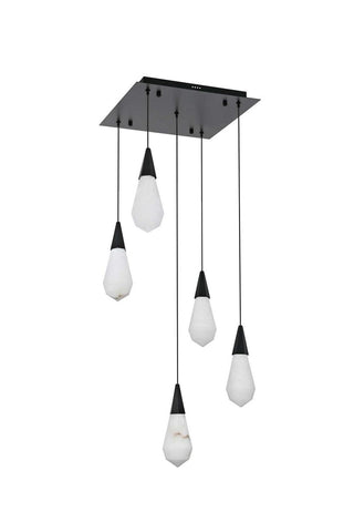 Amora LED Pendant in Black