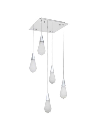 Amora LED Pendant in Chrome