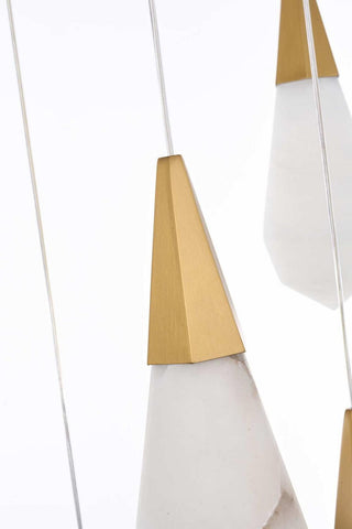 Amora LED Pendant in Satin Gold