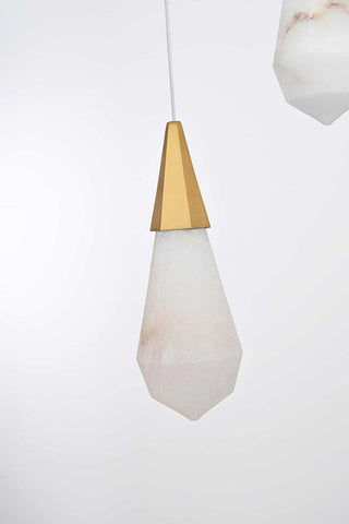 Amora LED Pendant in Satin Gold